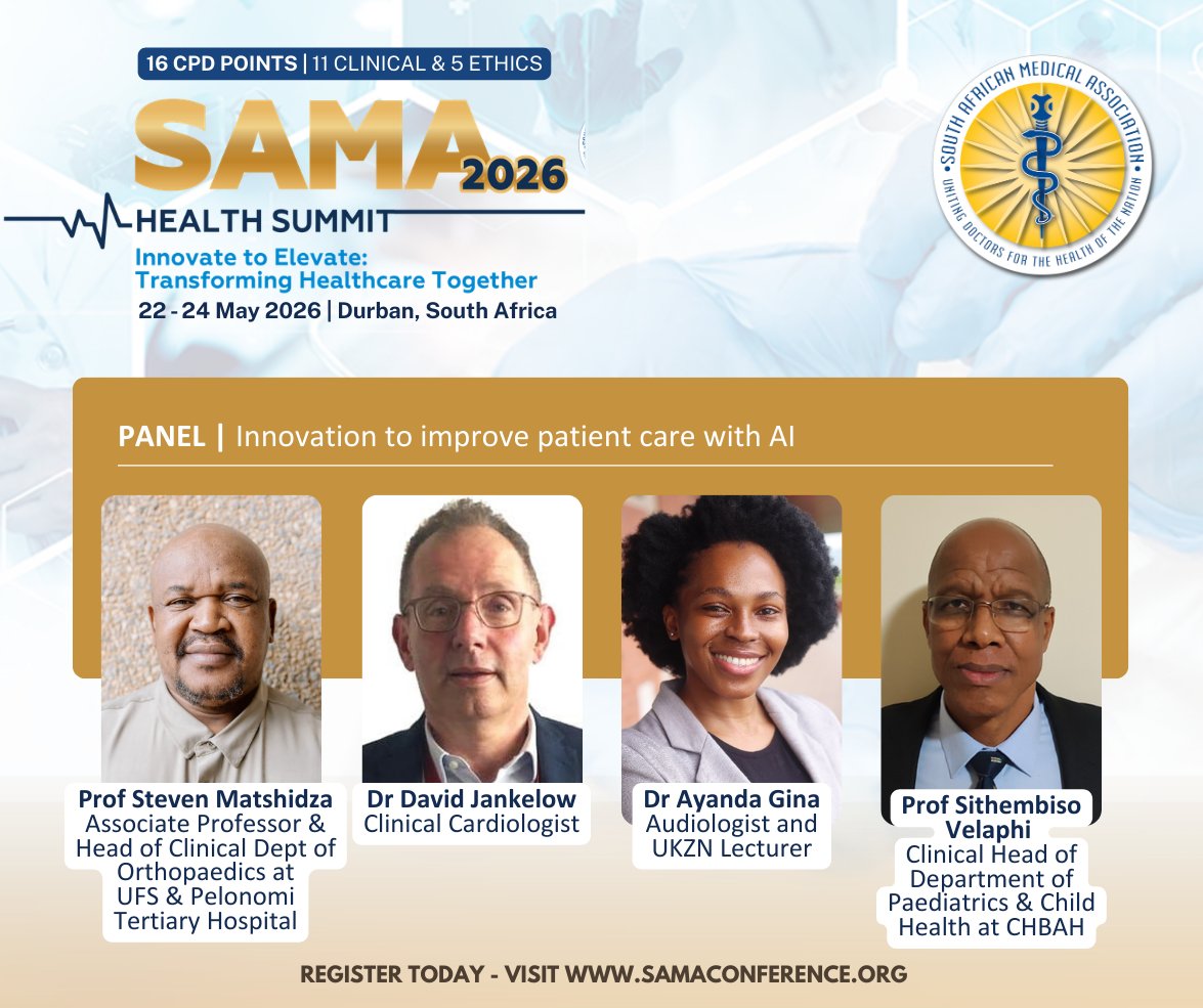 The South African Medical Association (SAMA) tweet media