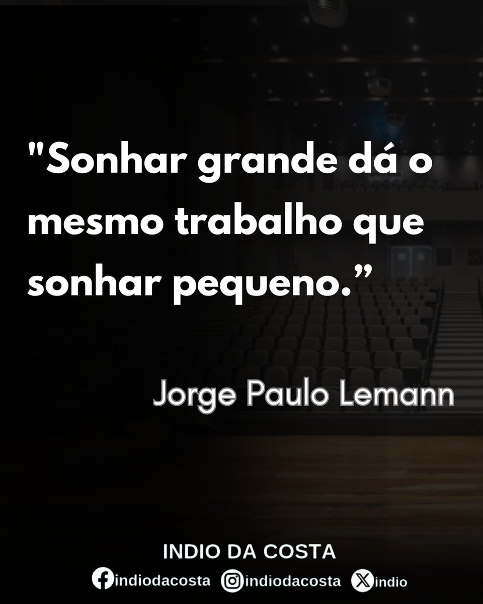 Bom dia! Excelente semana! 🚀