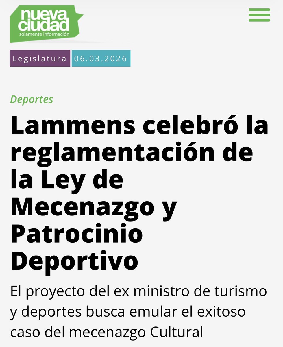 Matías Lammens tweet media