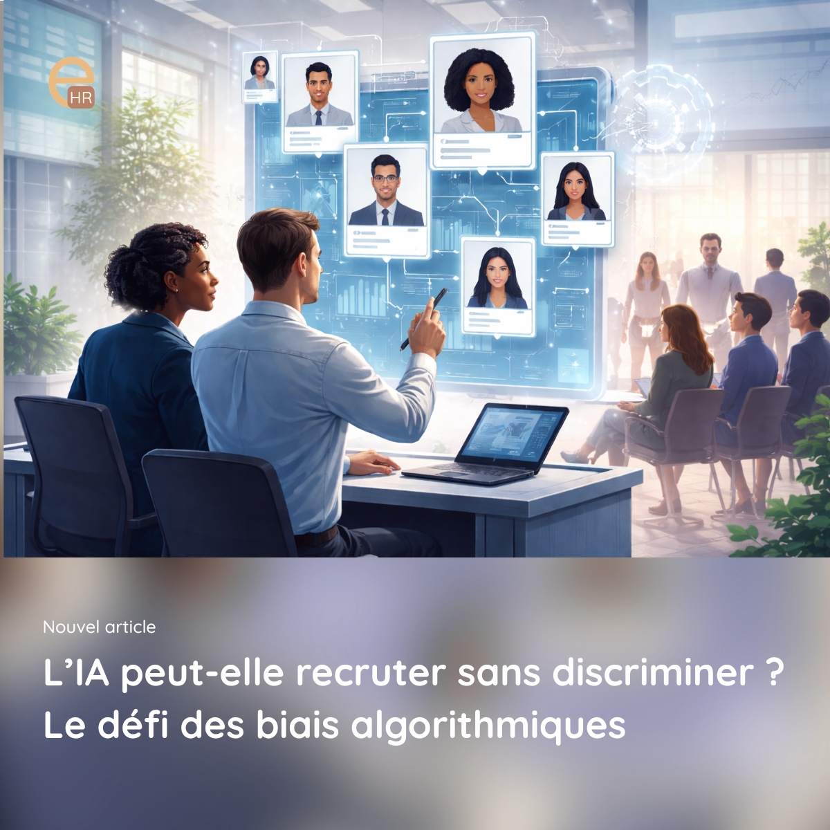 🤖 𝗟’𝗜𝗔 𝗽𝗲𝘂𝘁-𝗲𝗹𝗹𝗲 𝗿𝗲𝗰𝗿𝘂𝘁𝗲𝗿 𝘀𝗮𝗻𝘀 𝗱𝗶𝘀𝗰𝗿𝗶𝗺𝗶𝗻𝗲𝗿 ?
L’intelligence artificielle transforme rapidement les pratiques de recrutement : analyse de CV, pré-sélection des candidats, aide à la décision…
Mais derrière ces gains d’efficacité se cache un enjeu