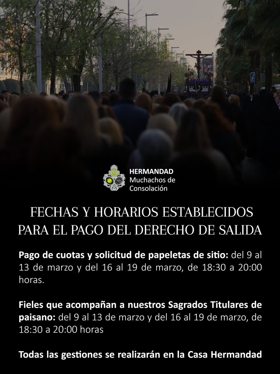 Hdad. Muchachos de Consolación tweet media