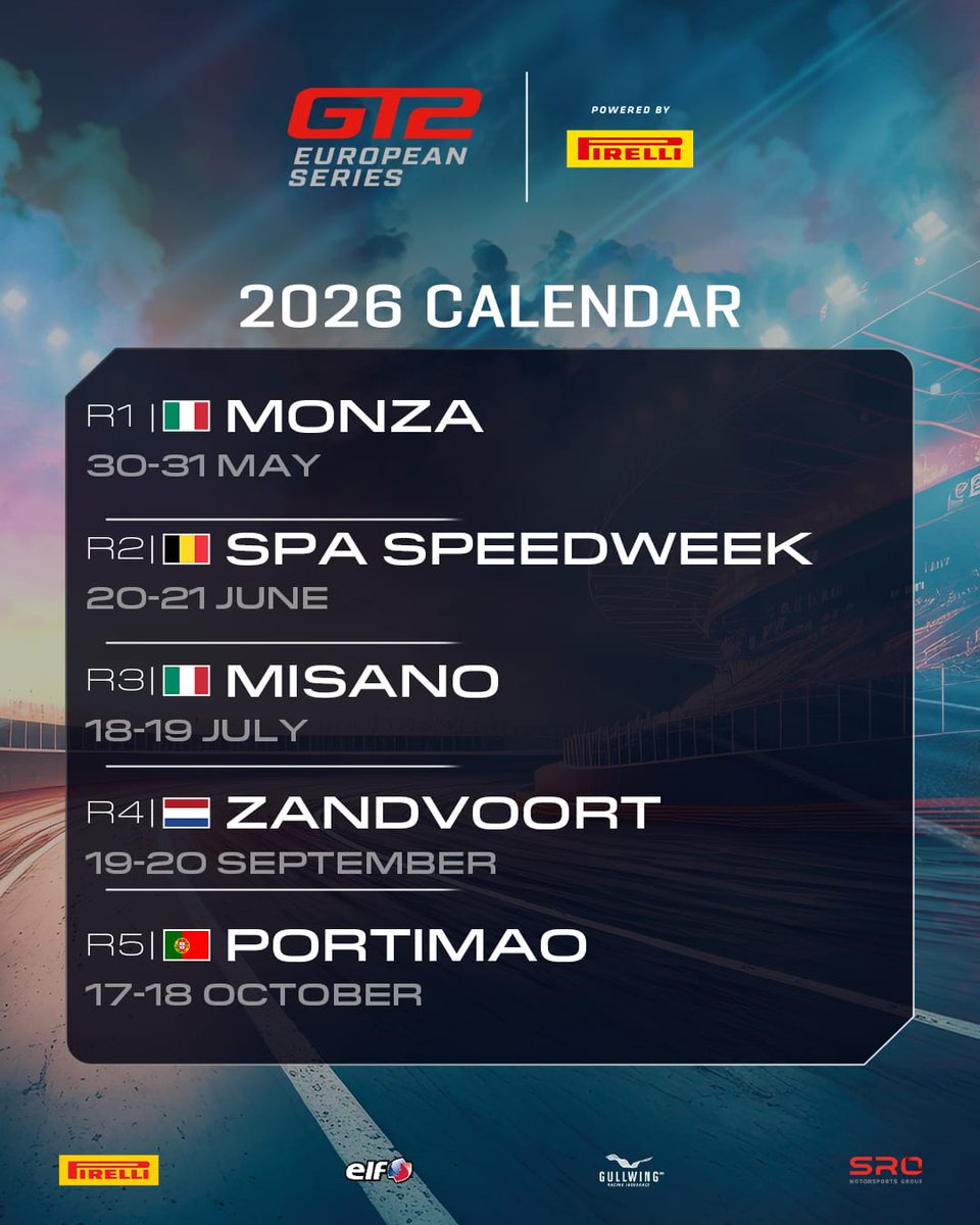 GT2 European Series powered by Pirelli tweet media