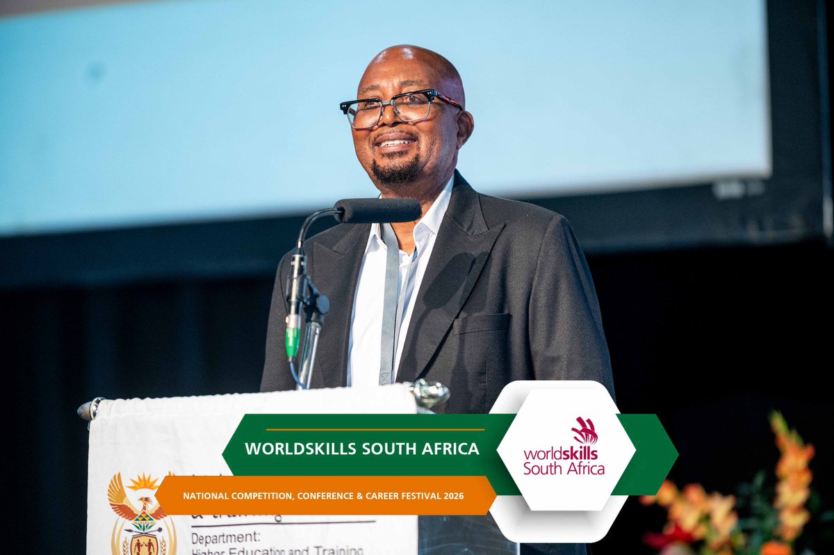 HigherEduGovZA's tweet photo. Director-General Doctor Nkosinathi Sishi welcomed delegates to the WorldSkills South Africa Conference at the Inkosi Albert Luthuli International Convention Centre 
https://t.co/GQAV1ybhc0

#WSZA2026 
#SkillsChangesLives
#WorldSkillsZA https://t.co/et3820UDm2