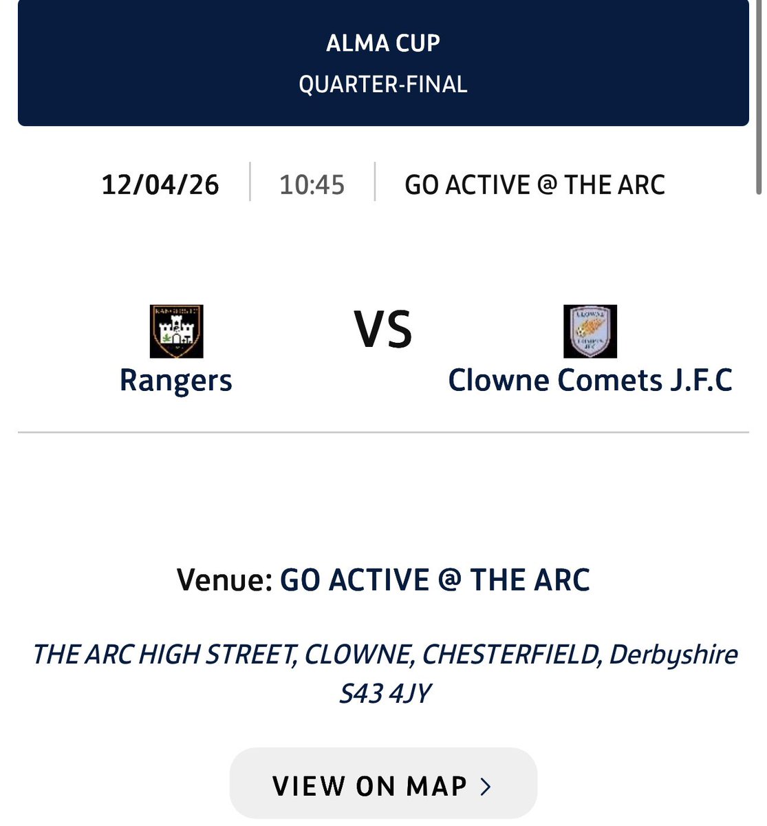Clowne Comets Men’s tweet media