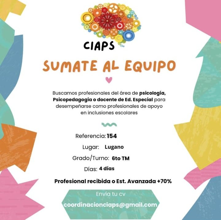 Twitter haz tu magia! Necesitamos urgente una seño integradora para el nene más dulce que se puedan imaginar 💕.