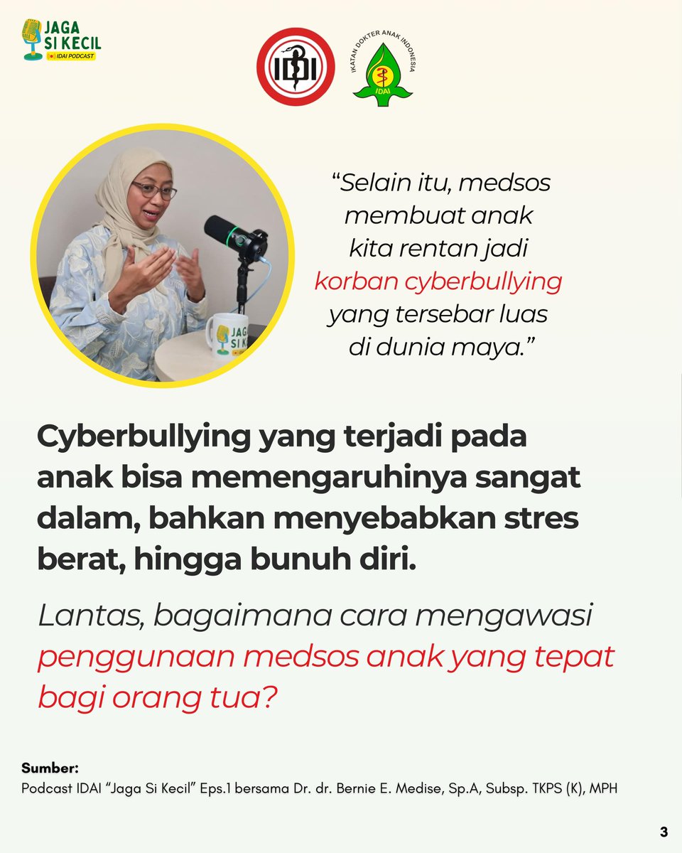 idai_tweets's tweet image. Komen "mau" untuk menerima tautan
rekaman lengkap Podcast Jaga Si Kecil via DM.

#LindungiAnak
#IDAI
#IndonesiaPediatricSociety