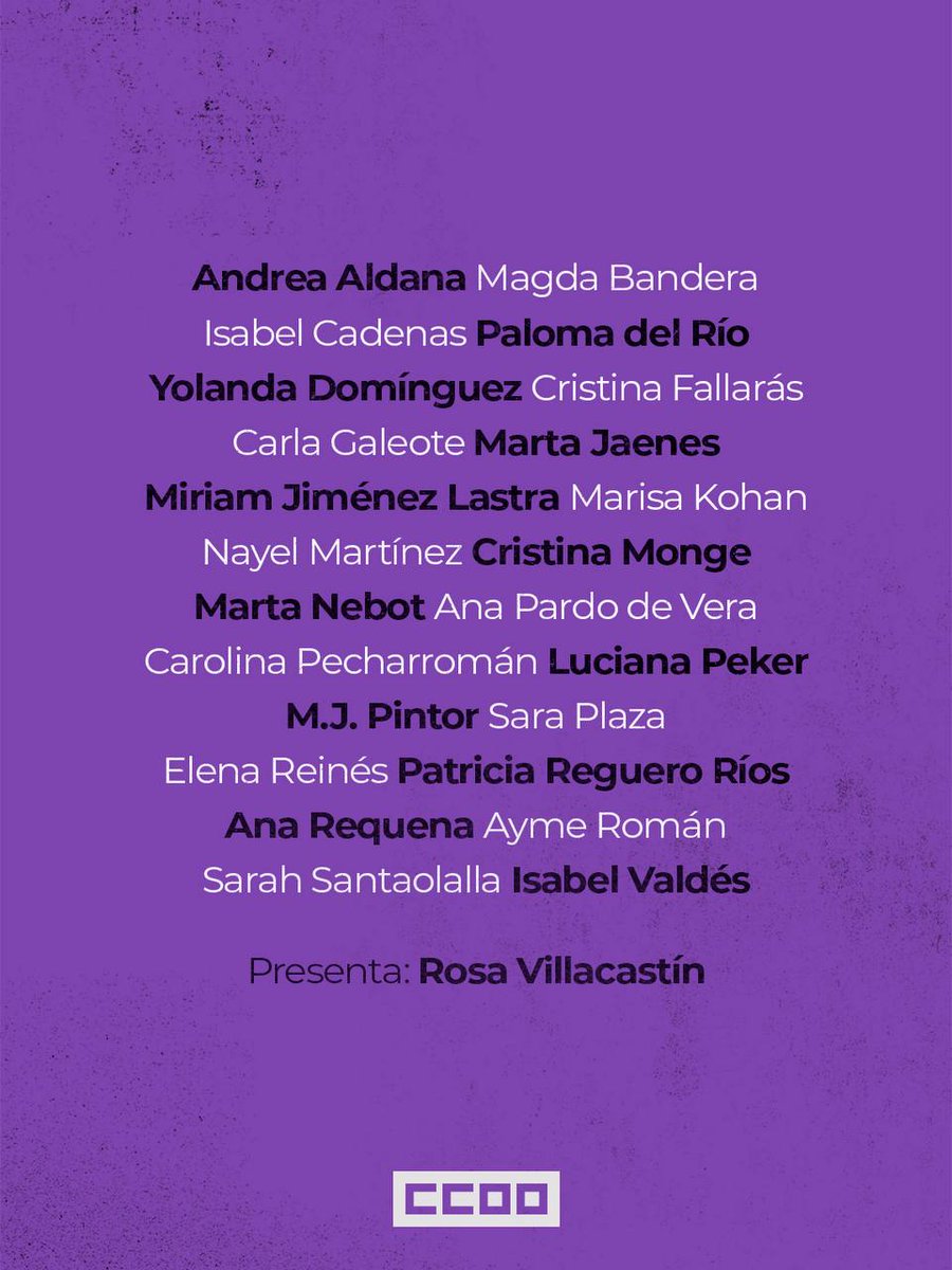 🟣 ¡Es hoy! 

✊📢 Ayer llenamos las calles y hoy nos toca demostrar que la lucha feminista sigue.

Frente a la violencia de la ultraderecha contra las comunicadoras, periodistas y activistas, respondemos juntas.

No son hechos aislados, es un ataque a nuestra democracia.