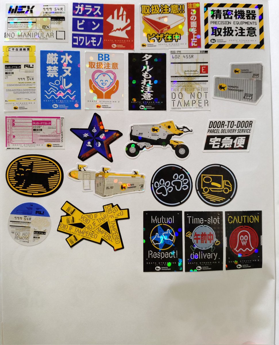 kaorimatsutake0's tweet photo. シール帳作った!
#dethstranding https://t.co/KYWpsrVGCU