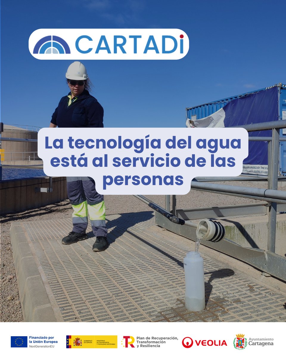 veolia_rmurcia's tweet photo. 🖥️ La tecnología forma parte del ciclo del agua, pero su verdadero valor está en cómo mejora el servicio que reciben las personas.
📡 Los equipos instalados con #CARTADi nos ayudan a garantizar un servicio fiable.
#PERTE_CiclodelAgua #PlandeRecuperación #NextGenerationEU https://t.co/KYwQO0tigi