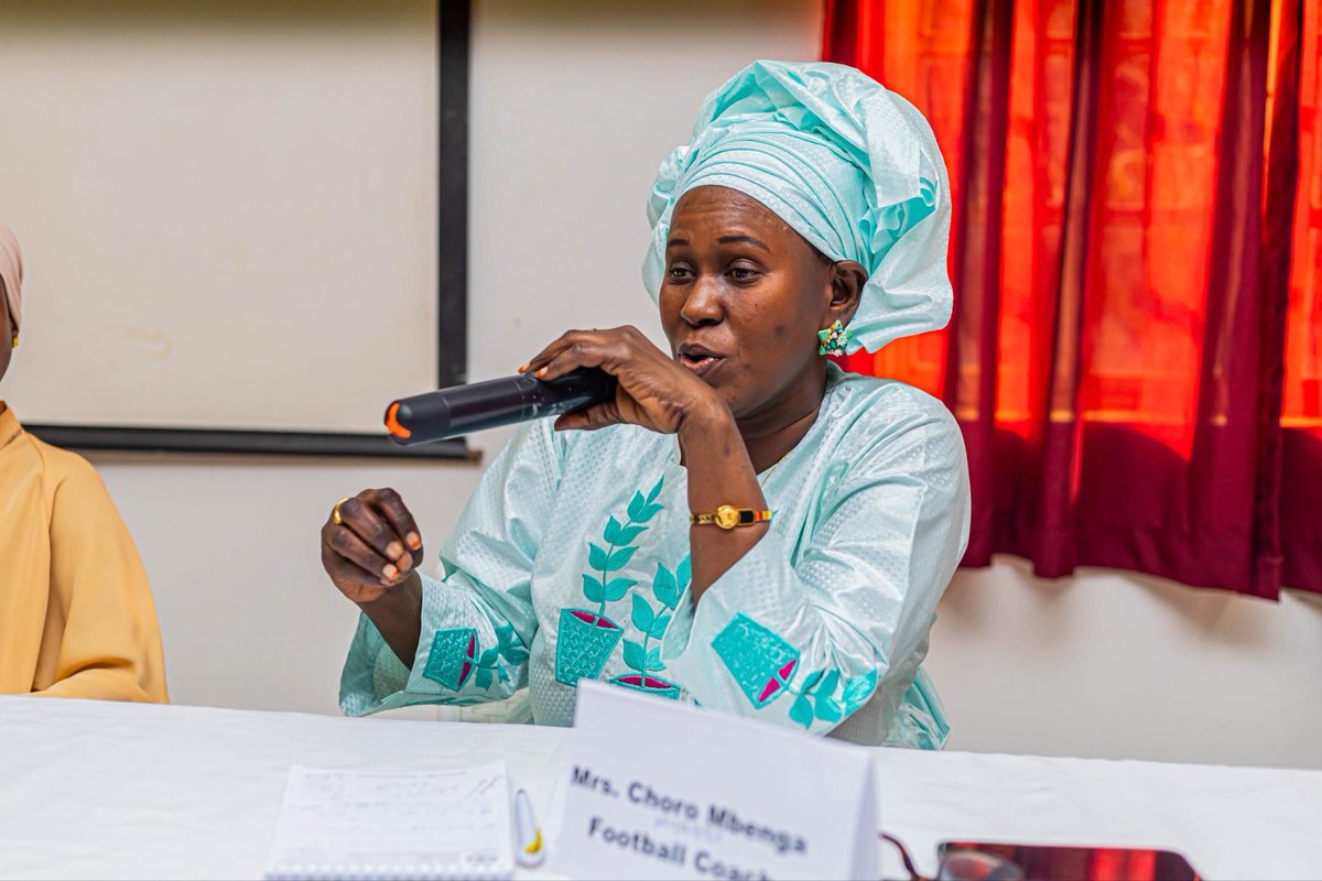 wsrcgambia's tweet photo. We had a great panel discussion

Panelists:
Mrs. Ida Bah – National Sports Council
Mrs. Choro Mbenga – Football Coach Sainey Sissohore-Mboge - Women's Football Expert
Mrs. Yassin Jaal Mboob - ISSA Athlete Commission

@sainey_s 

#IWD2026
#WomenInSportsMedia
#AccelerateAction https://t.co/JpuD8cSKFN
