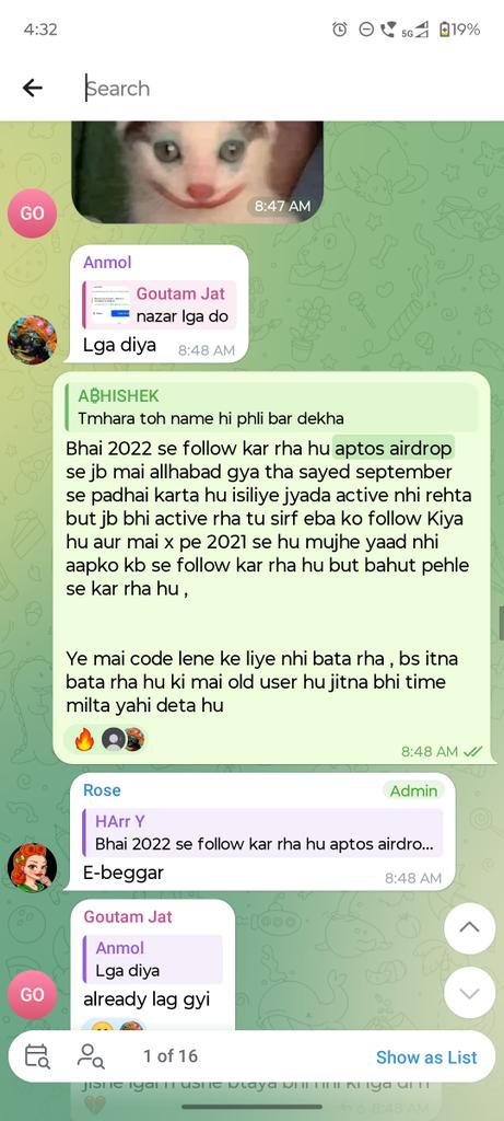 akr9771's tweet photo. @EarnByAbhi @yososocial Bhai saheb mai aapko 2022 se follow kar rha hu gawn aaya hu network nhi rehta isiliye last tweet par engage nhi kar paya hope iss baar mera number aa jayega maine group me bhi aapko tag kiya hai

Yoso bahut naam sun liya ab try krne mn kar rha https://t.co/4hwjJVuYQS