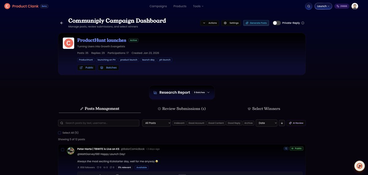 1/ Shipped 15+ features in 2 weeks. Here's what matters and why I built it.

Context: @communiply enables builders to empower their community and network to amplify the cool stuff they built, and reward them for doing so - in credits, in perks, or real cash rewards.