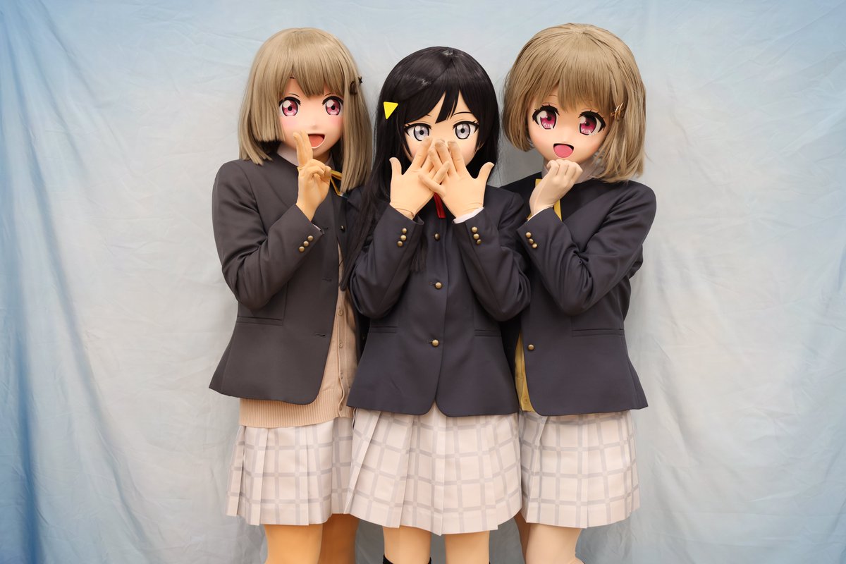 #kig_doll4
#kigurumi
分身かすみんのその後
「か、かすみさん？
　どうして2人いるのですか？！」
