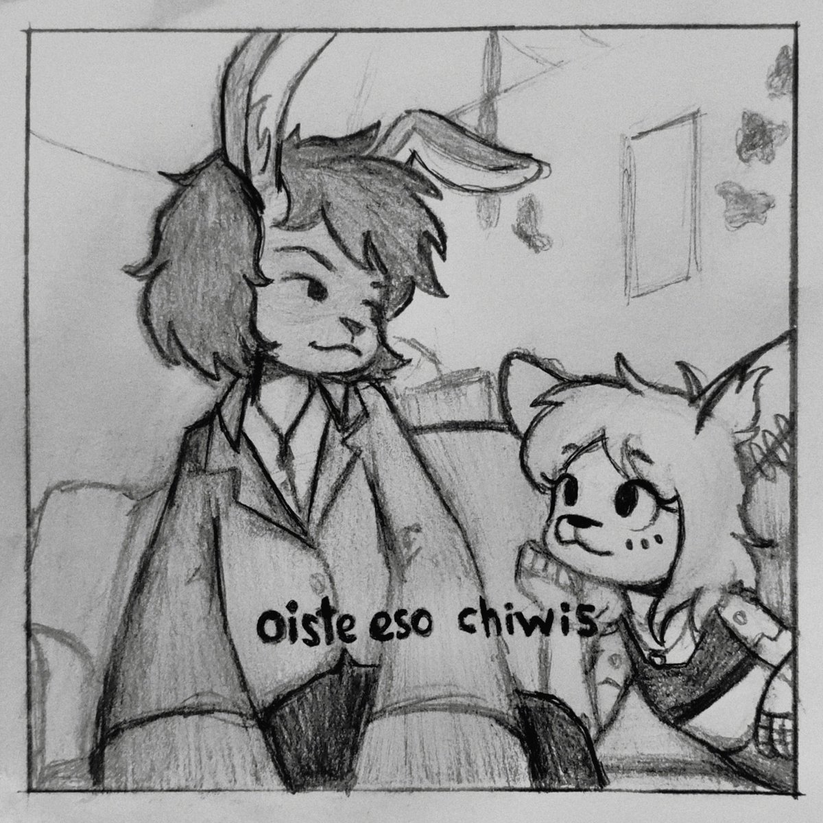 Aquí unos dibujos que hice farmeando aura con un compa a quien contagié de pulgas

Espero que les guste :3 ✌️✨