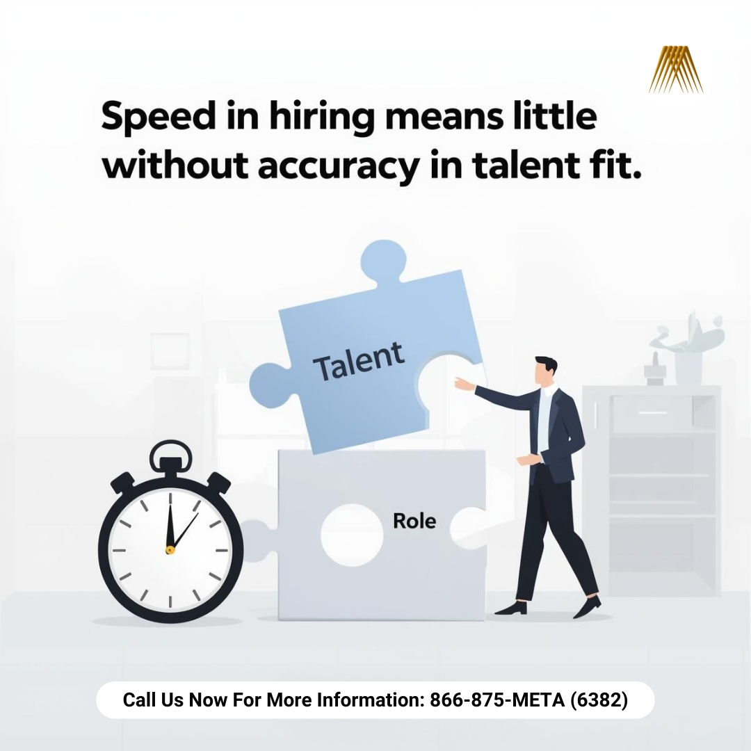 MetaSenseInc's tweet image. Fast placements without proper role alignment often lead to turnover and retraining costs. ⚠️📉
🎯 MetaSense Inc. focuses on precision hiring—matching skills and culture.

📞 Call: 866-875-META (6382)
🔗 Website: metasenseinc.com

#SmartHiring #TalentMatching
