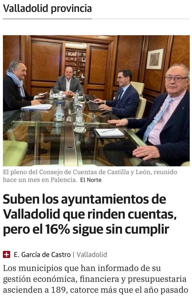 Consejo de Cuentas de Castilla y León tweet media
