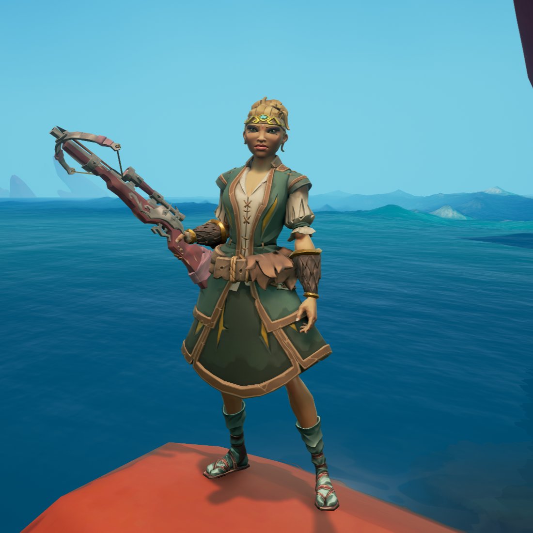 chierenc's tweet photo. Theme: Mythological 
Artemis
#StyleOfThieves @SeaOfThieves #SeaOfThieves https://t.co/6uwe6vBlqO
