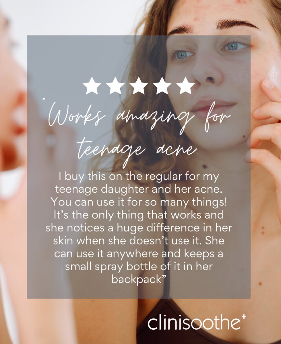CosmeticsReil's tweet photo. “I buy this regularly for my teenage daughter and her acne. She notices a huge difference when she stops using it.”

Simple, gentle skincare matters.

Clinisoothe+ Skin Purifier.
Cleanse. Clinisoothe. Continue.

#Clinisoothe #Hypochlorous https://t.co/jsTXGUsarg