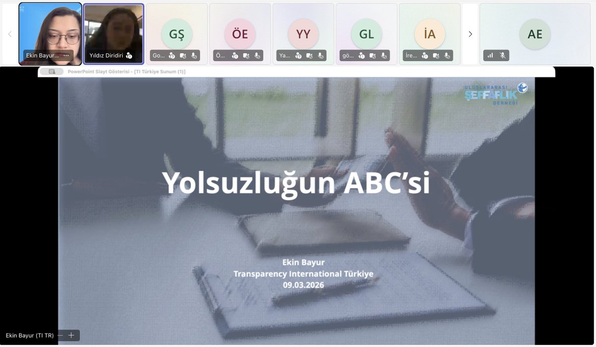 Transparency International Türkiye tweet media