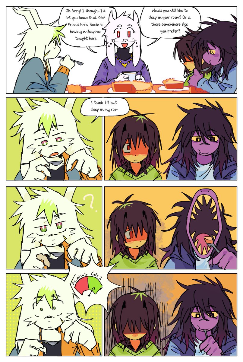 _senby_'s tweet image. Wingman or Winggoat
#DELTARUNE #Krusie