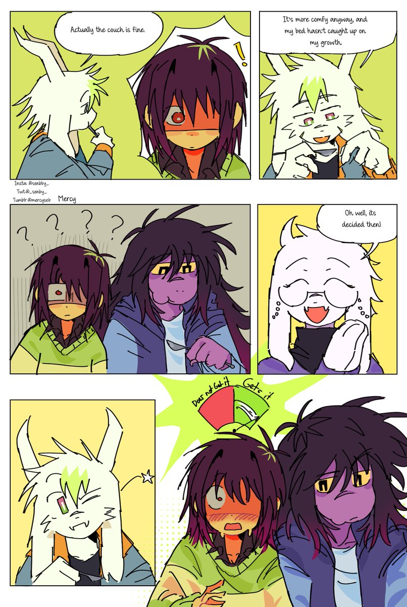 _senby_'s tweet image. Wingman or Winggoat
#DELTARUNE #Krusie