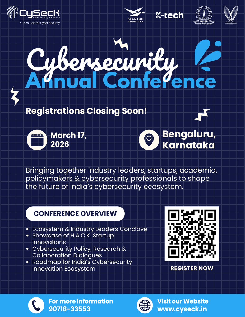 Centre of Excellence in Cybersecurity - Karnataka tweet media
