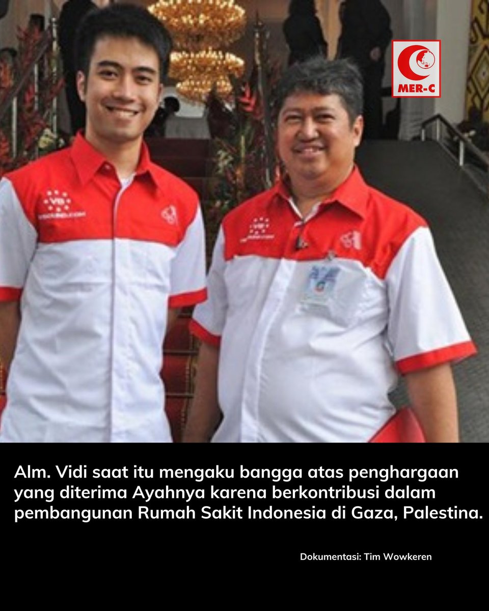 Innalillahi wa inna ilaihi raji'un

​Keluarga besar MER-C Indonesia menyampaikan rasa duka cita yang mendalam atas wafatnya:
​Oxavia Aldiano
​(Putra dari Bapak Harry Kiss, pendukung kampanye Rumah Sakit Indonesia di Gaza, Palestina)

Kami mendoakan semoga almarhum mendapatkan