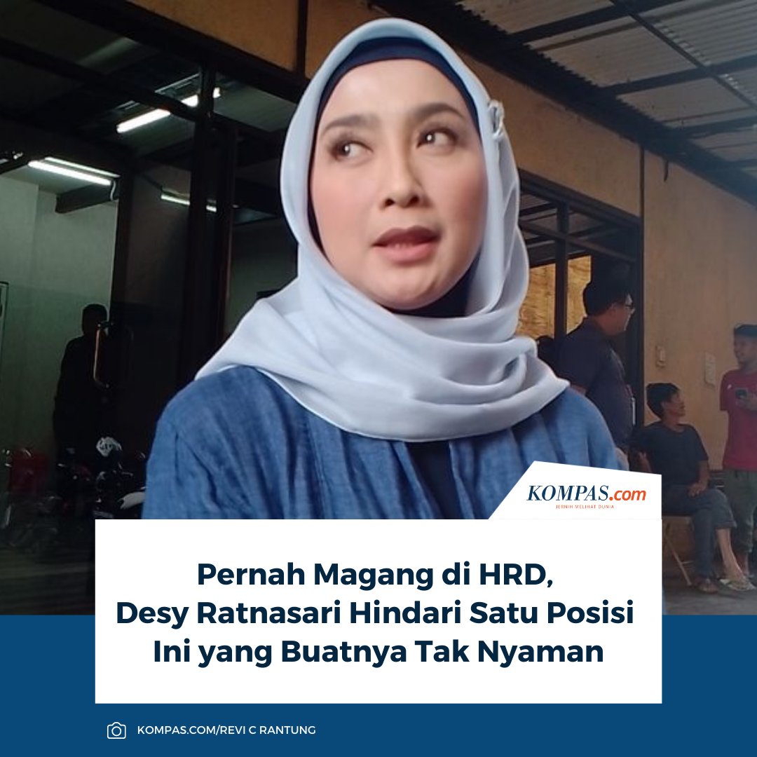 KompasEnt's tweet image. Berbicara mengenai pekerjaan magangnya di HRD, aktris Desy Ratnasari mengaku lebih memilih ada di bagian yang tidak berhubungan dengan penentuan nasib orang.

👉🏻Baca selengkapnya kompas.com/hype/read/2026…

~AM #HRD #DesyRatnasari #Psikologi