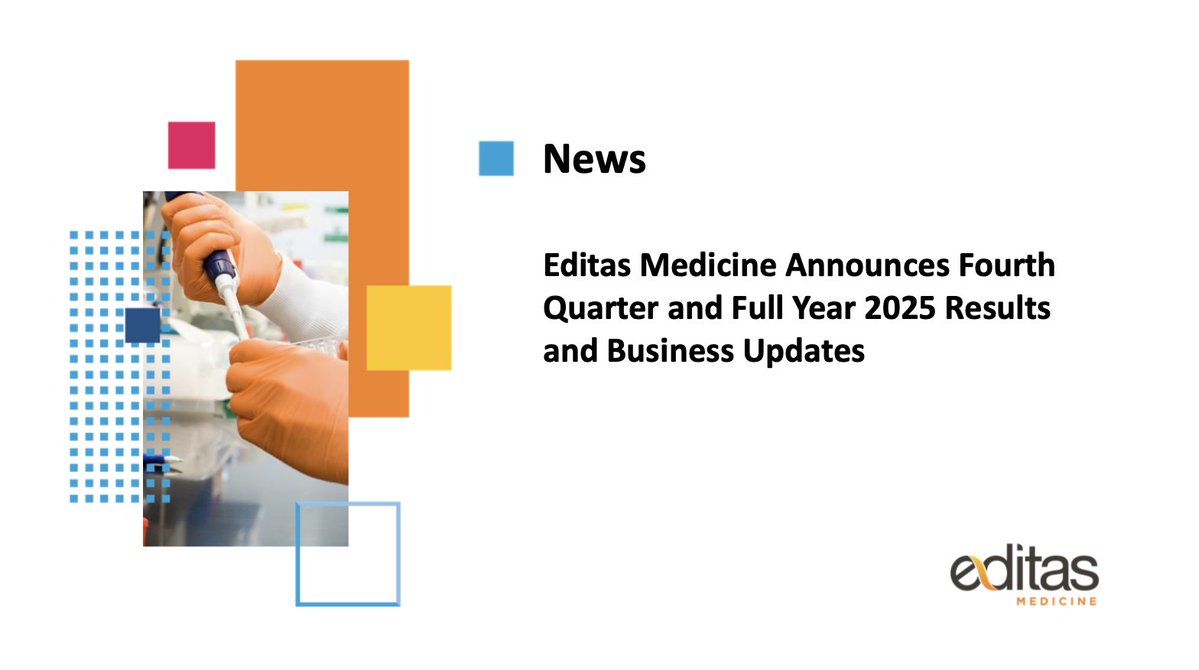 Editas Medicine tweet media