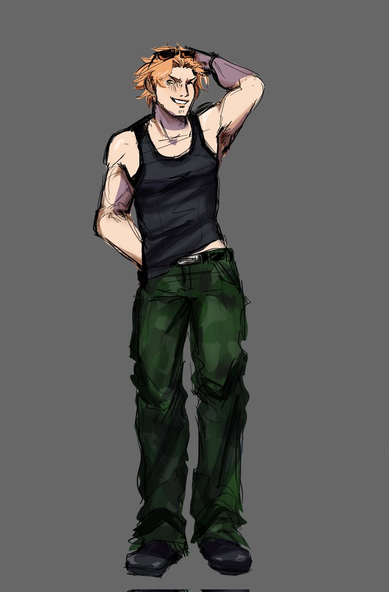 old drawing of Wukong, I thought it turned out ugly, but now I think I like it more or less idkk