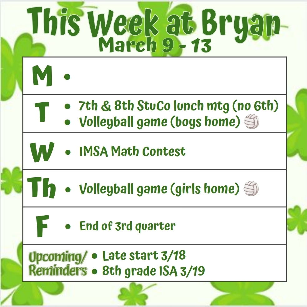 Bryan Middle School tweet media