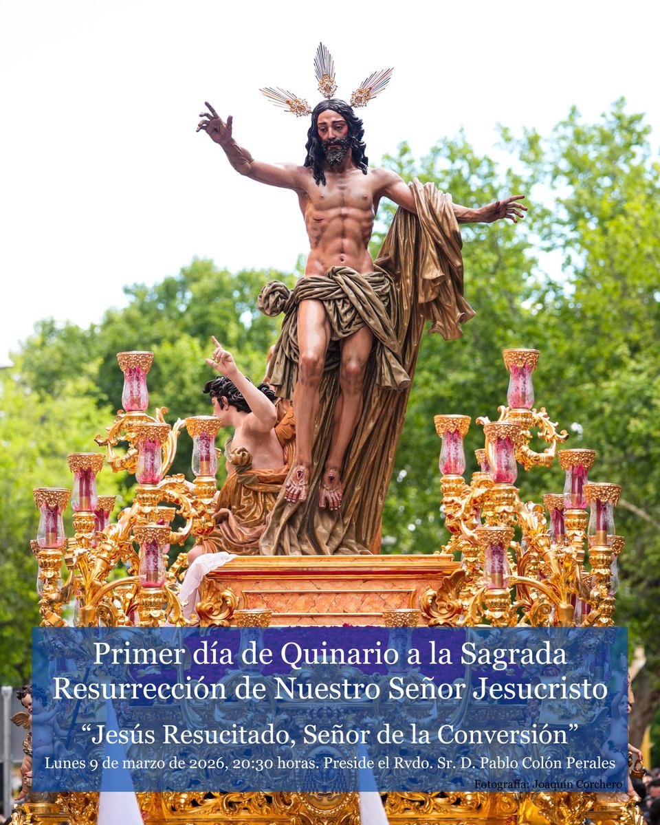 La Eucaristía se aplicará en memoria de D. Salvador Egea López.

Enlace para seguir el culto en directo en nuestro canal de YouTube: youtube.com/live/WMhosIbPh…