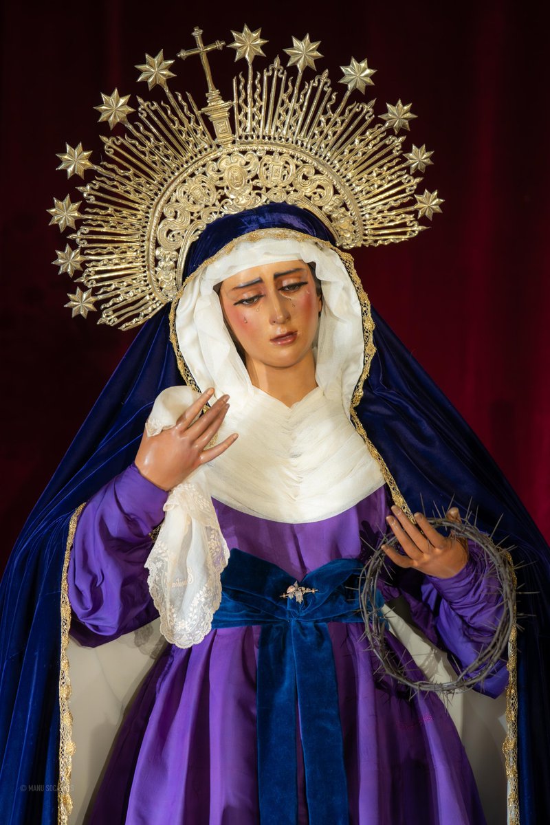 M_Socarras's tweet photo. La historia de nuestra @Hdad_LosGitanos es mucha, gracias a Dios y a la Virgen. Por eso, la nueva Junta ha querido que el hermano, al hacer su Protestación de Fe, contemple a la Virgen ataviada del mismo modo que aparece en las Reglas que besa. https://t.co/4kgsnTAS9A