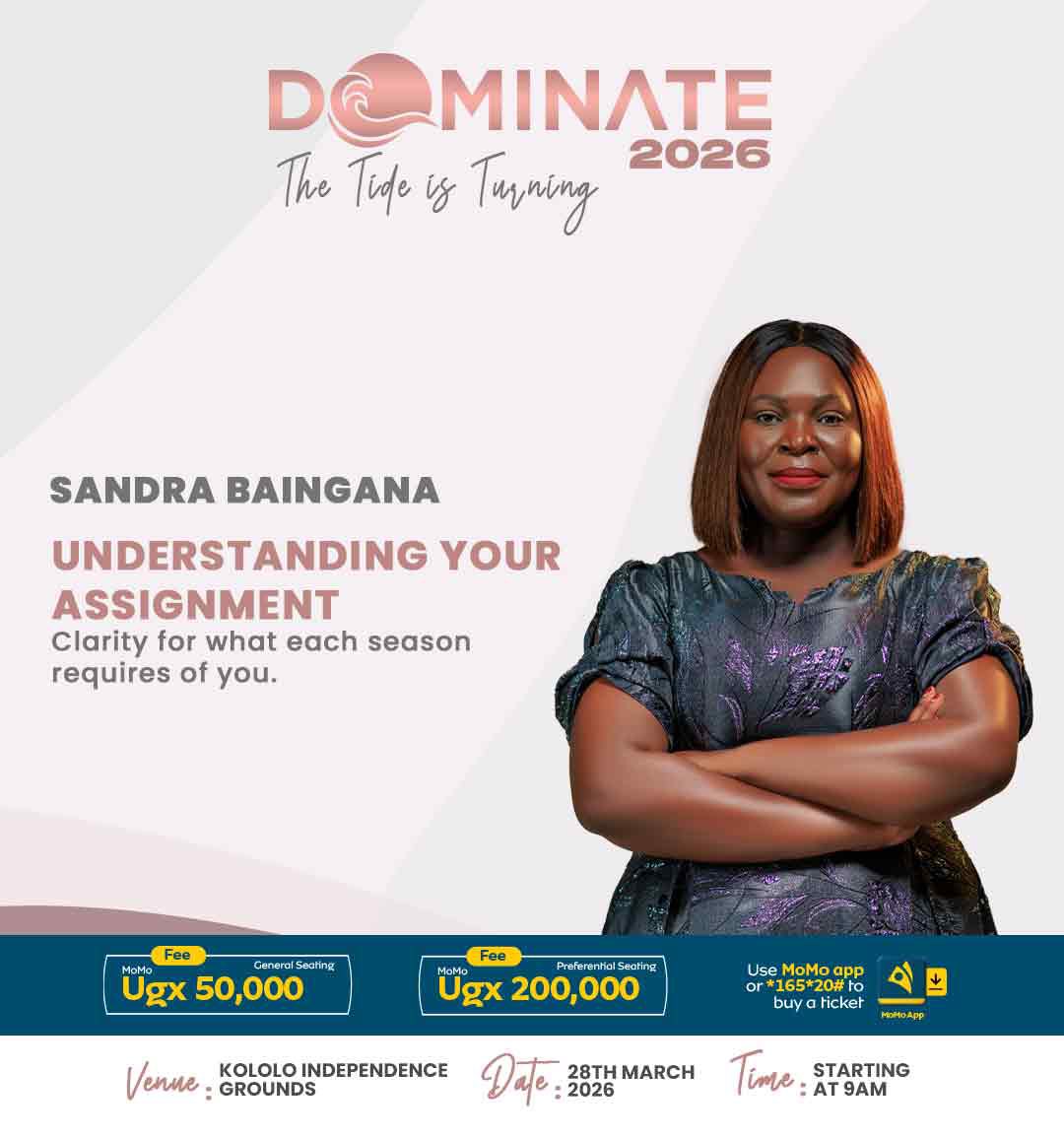 Our speakers are going to speak into this season that you’re in. Are you ready to receive it?

#DOMINATE2026