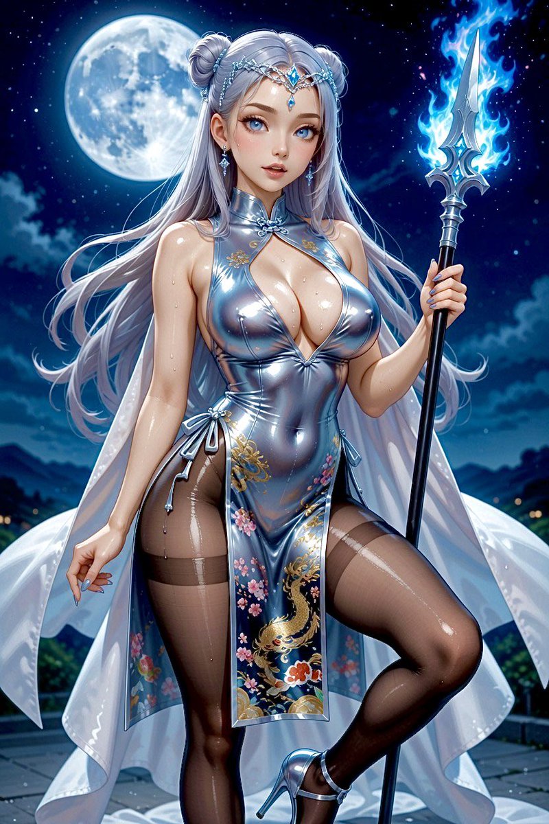 LibAi_fr's tweet photo. March Challenge
Day 8 #MoonPriestessOfSilverFlame
#MythsAndLegends #MarchAlChallenge #DailyArtChallenge #NeonMythos https://t.co/ElKtArQHFa