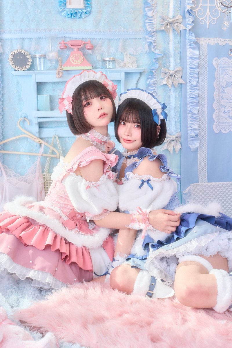 poyodaifukuya's tweet photo. 🩵水色はピンクによく合う🩷

🩷小山ひな @Hina__KMYD https://t.co/GMA4SLXY2S