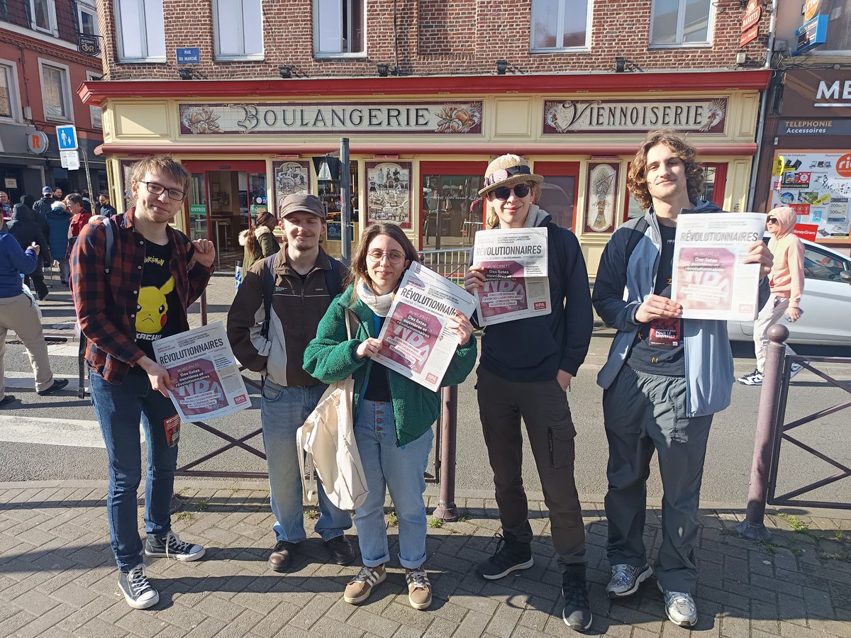 Dernière ligne droite pour les élections municipales et la liste Lille ouvrière et revolutionnaire, rdv mercredi à notre meeting à 19h 🚩