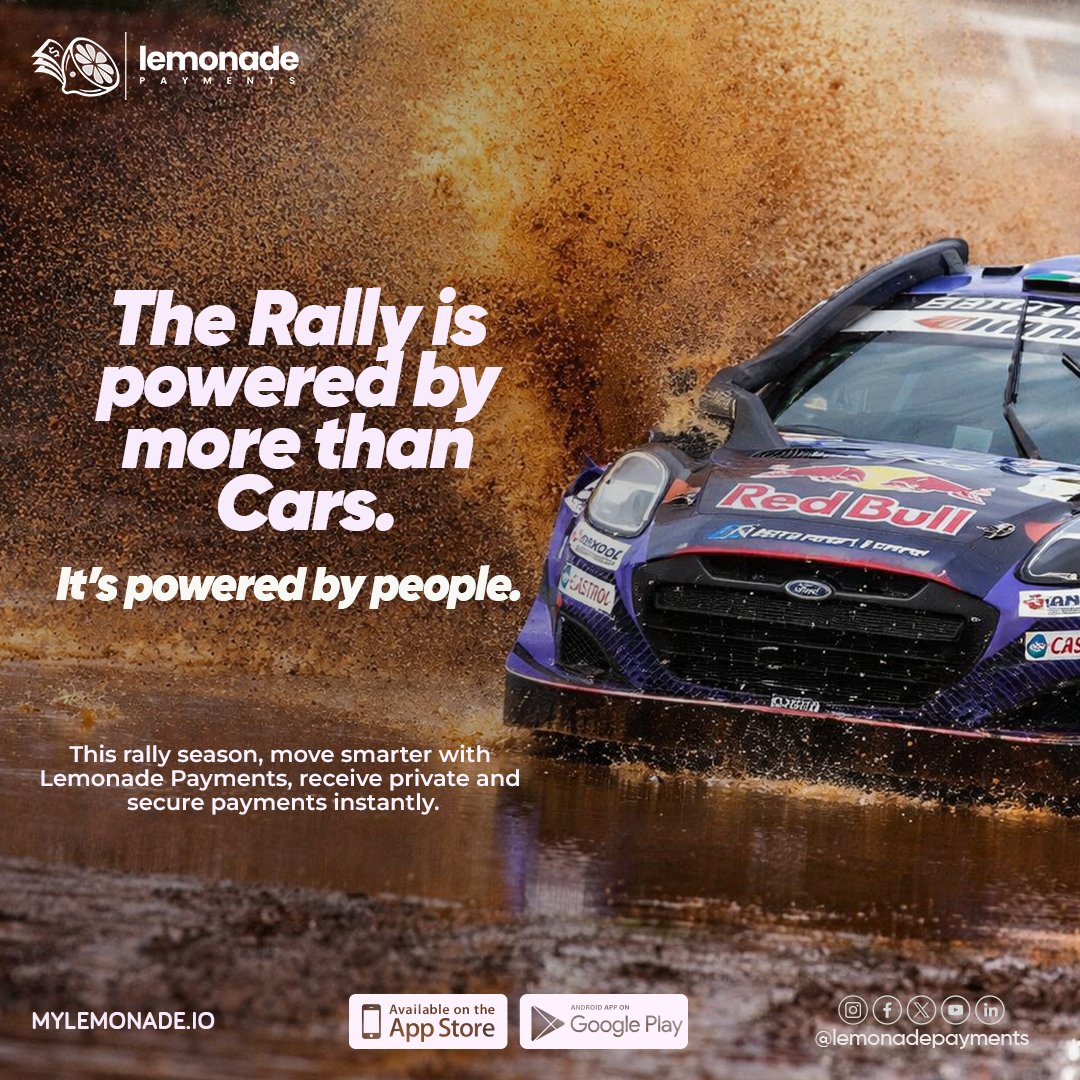 kaguius's tweet photo. Si we go to Vasha for the WRC? March 12th to 15th, 2026. Vasha takes over!
@lemonadepayment https://t.co/8YjZUeK70p