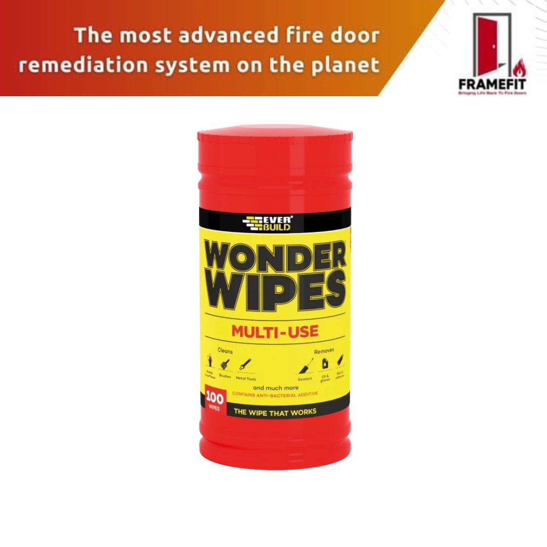 FrameFit Anti-Bacterial Wipes - builders' and tradesmen's first choice for cleanliness. fireplug.co.uk/framefit-anti-…