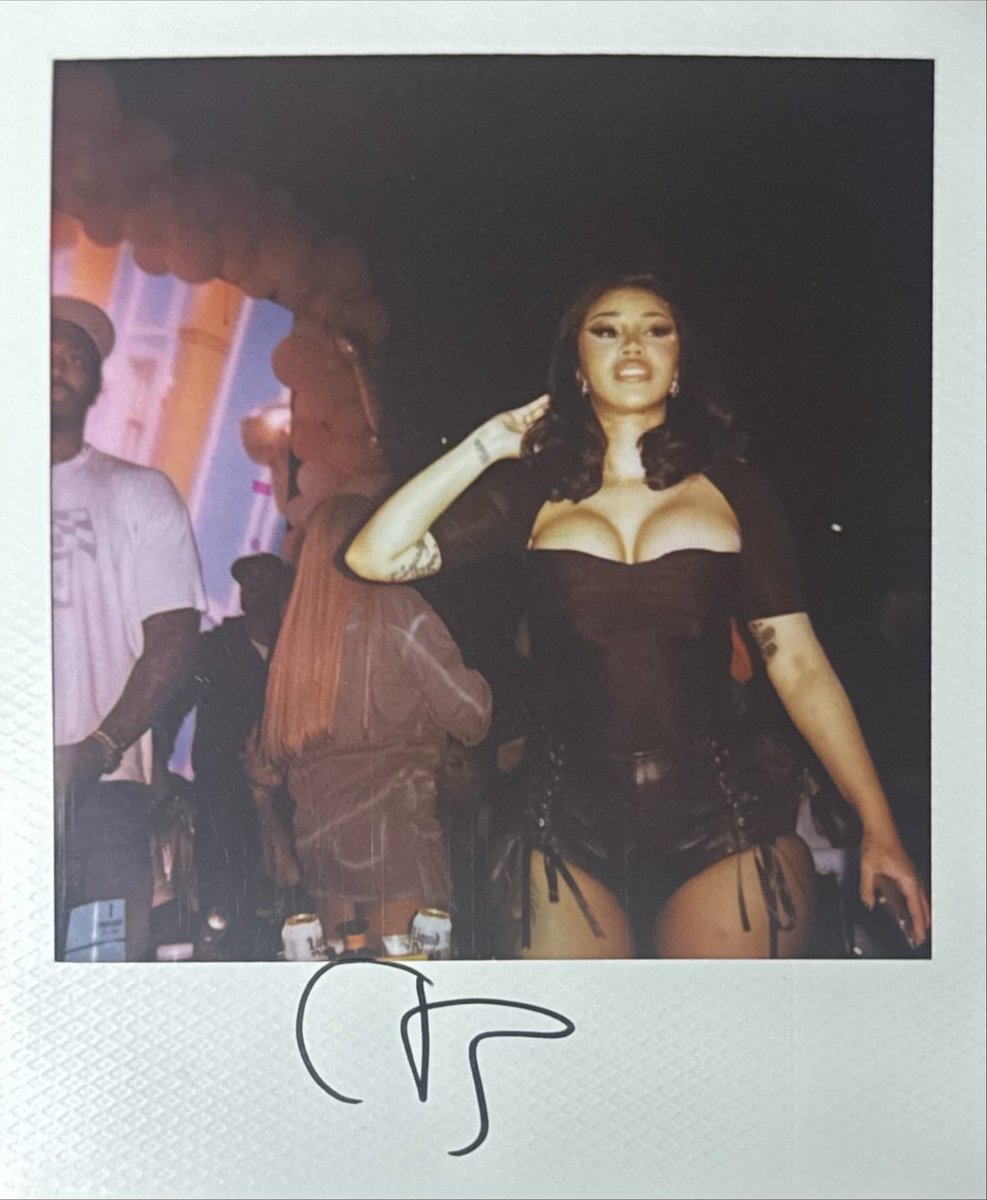 devoexported's tweet photo. @iamcardib holding the Polaroids she just signed for me.
Some nights you just gotta say thank you God. https://t.co/G3Q7XGFJiz