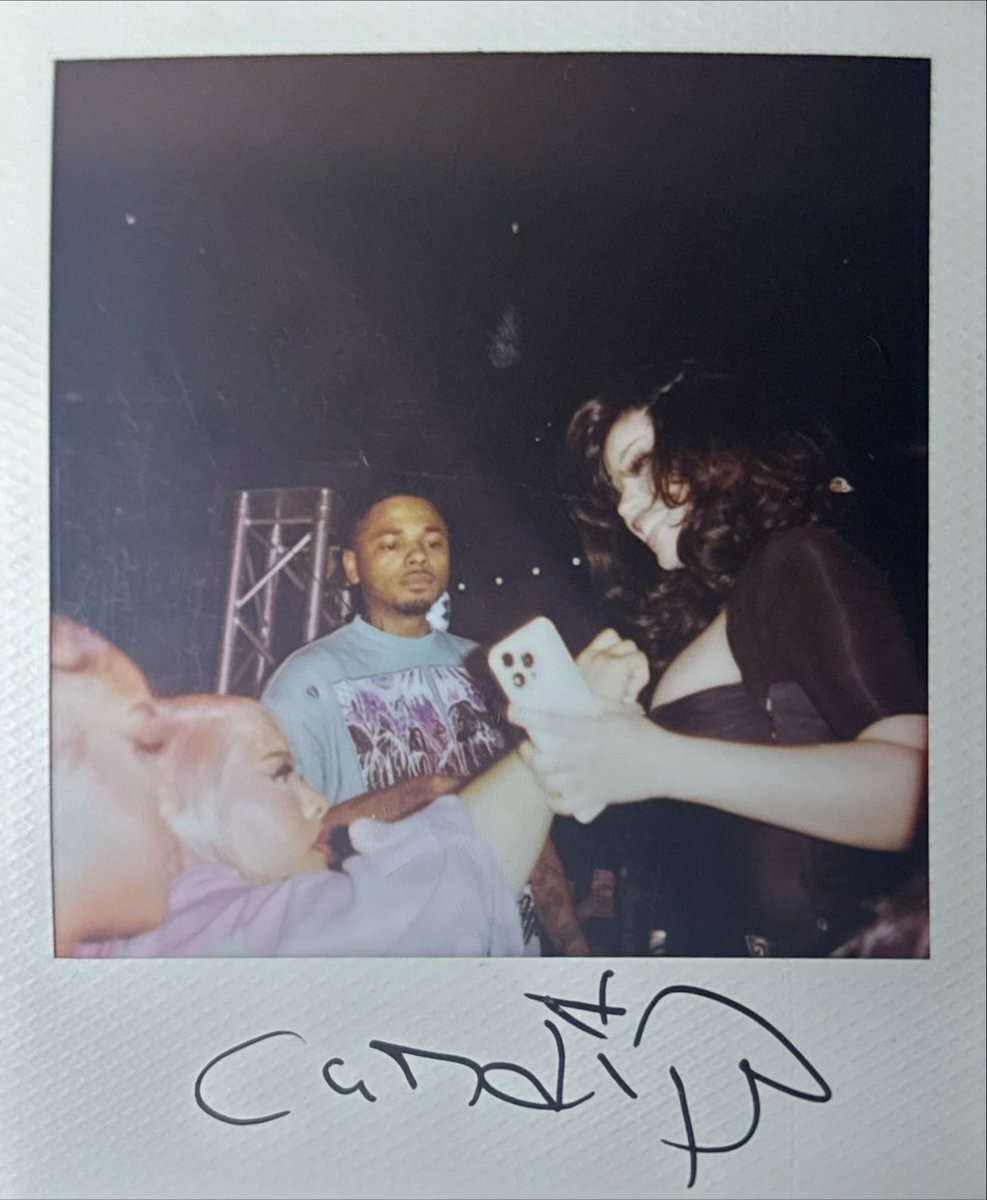 devoexported's tweet photo. @iamcardib holding the Polaroids she just signed for me.
Some nights you just gotta say thank you God. https://t.co/G3Q7XGFJiz