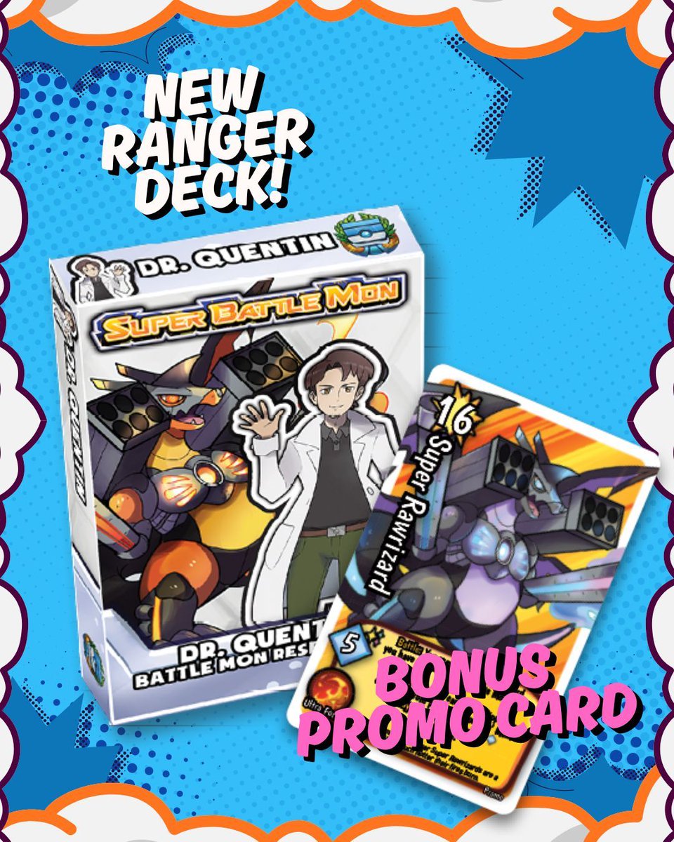 Quinn ◇ Super Battle Mon 🔛 Backerkit ◇ tweet media