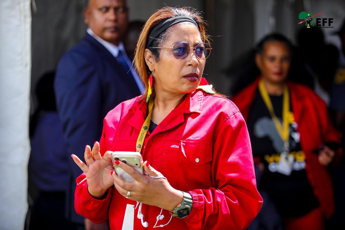 EFFSouthAfrica's tweet image. ♦️In Pictures♦️

Members of Parliament attending the Budget Speech.

#EFFInParliament