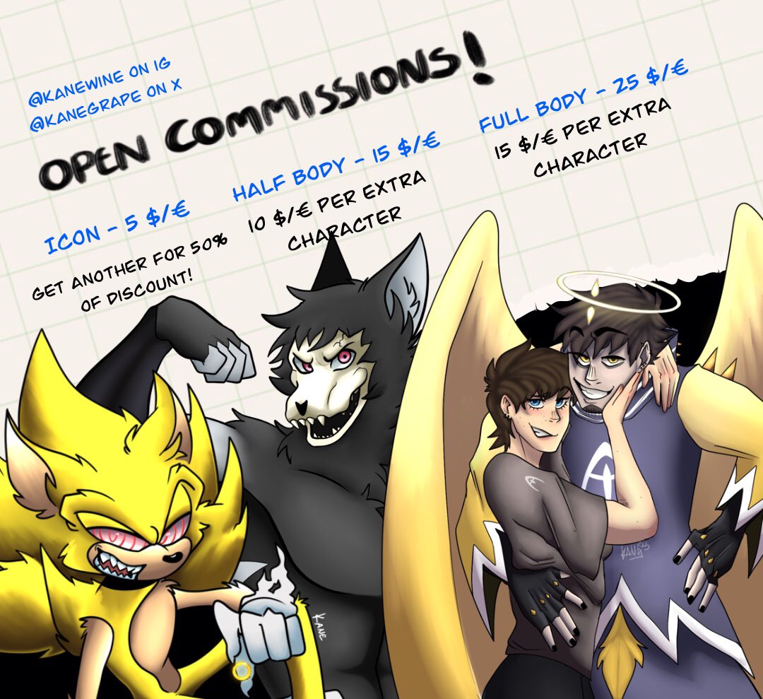 KANE ⛓️‍💥 Commissions OPEN! 🪽 tweet media