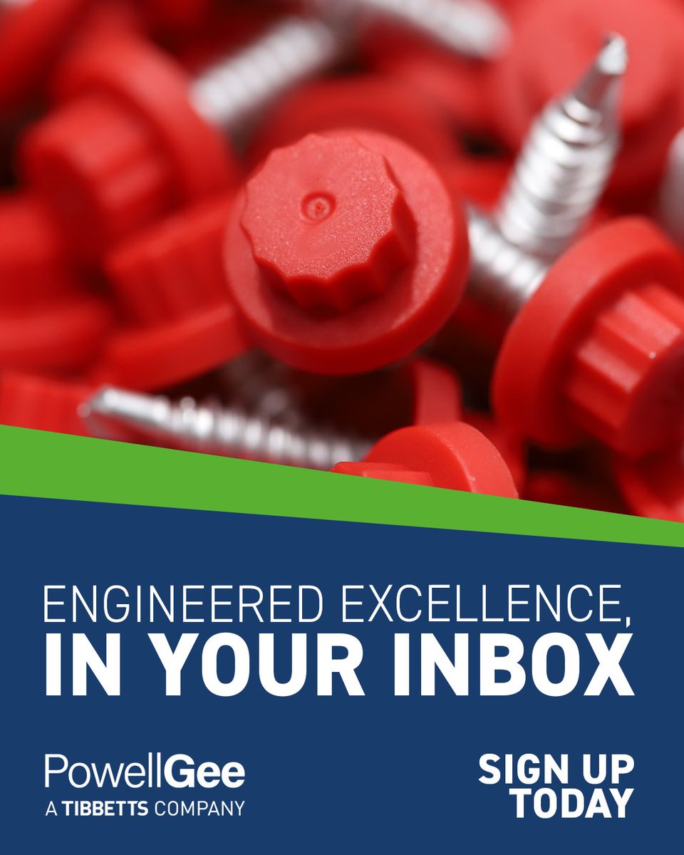 PG_Fasteners's tweet photo. 📩 Upgrade your inbox and join the Powell Gee mailing list!

✅ New product launches
✅ News updates
✅ And more!

🔗 Don’t miss out - sign up here: https://t.co/WsMlfjd908

#Construction #Agriculture #Industrial #Infrastructure #Engineering #TibbettsGroup https://t.co/nXzm89Gvzi