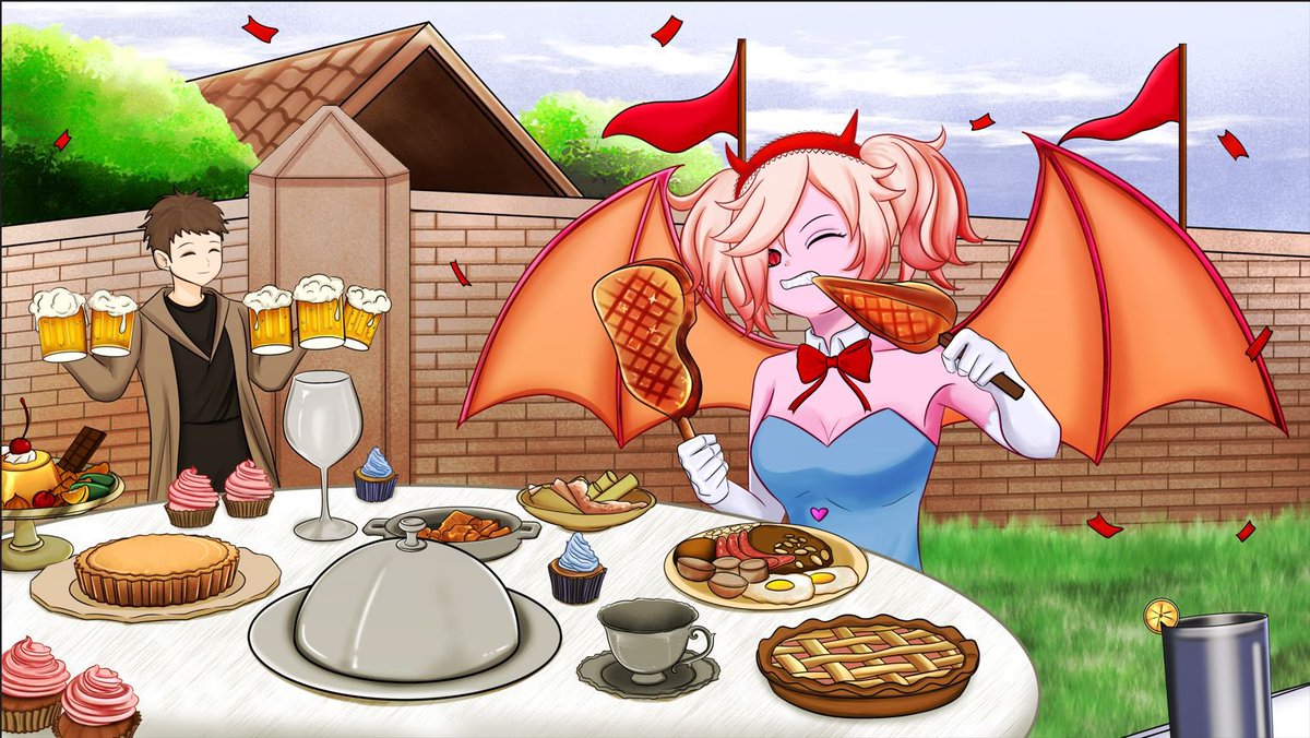 HELL-o and happy Wednesday, my lovely Little Devils! Hard to be believe I’ve been streaming for 1 month already! Time really does fly when you’re having fun! I should hold a feast with my friends to celebrate! Anyway, join me on the purple app at 1pm EST for some more TF2/MvM! 🩷