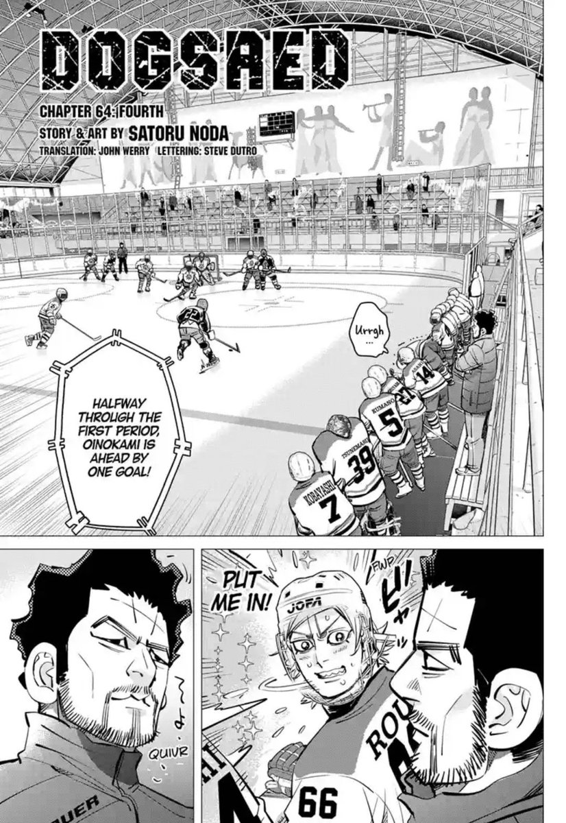 DOGSRED chapter 64 is up on Manga+ and Shonen Jump apps outside Japan!