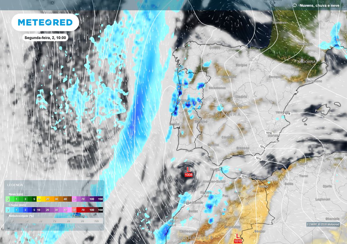 MeteoredPT's tweet photo. 🌧️ A #gotafria que se aproxima deixará chuva em Portugal de 2 a 5 de março.

🗞️ Confira a previsão por Marta Godinho: https://t.co/2fablijWRD https://t.co/Zezo711y1v