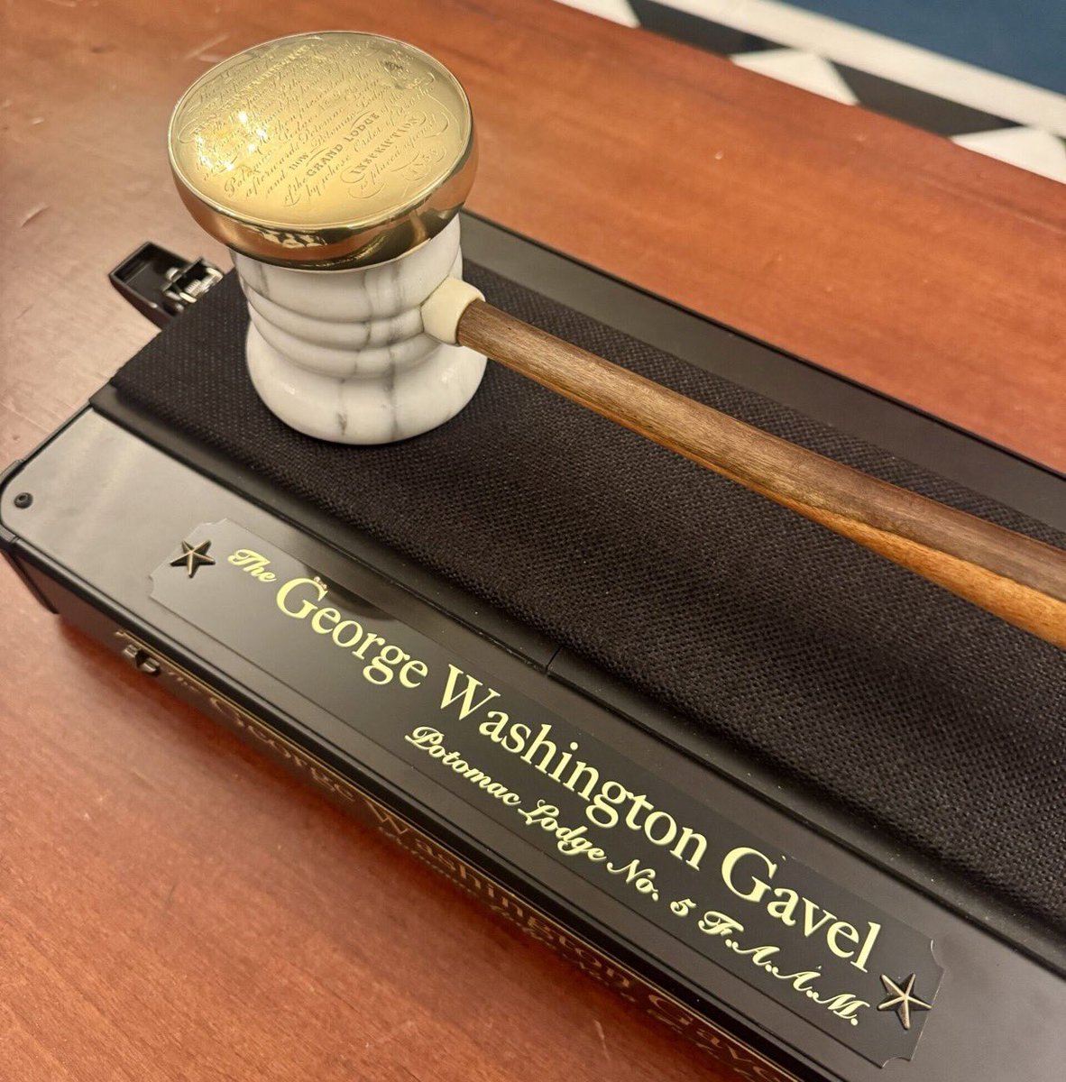 HISTORIC MOMENT | Feb 24, 2026

During the 2026 State of the Union, Speaker Mike Johnson placed the historic George Washington Gavel on the Capitol rostrum — the first time it has ever been displayed during a presidential address to Congress.

He later picked up the gavel to