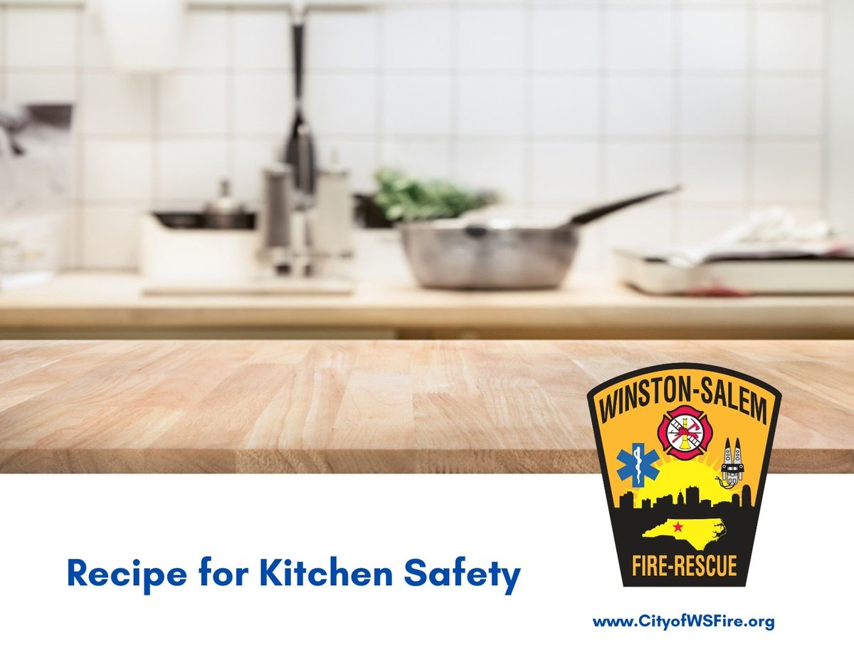 cityofwsfire's tweet image. Recipe for Cooking Safely:
👀 Stay in the kitchen
⏲️ Use a timer (a real one not your memory)
🚫 Don’t leave the stove to “quickly” do something else

Make cooking safety a priority! #WSFire